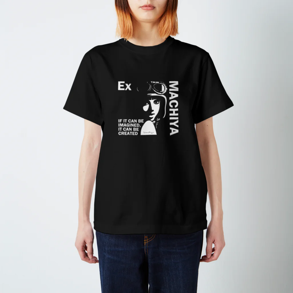 machiperのDesaturated Girl Regular Fit T-Shirt