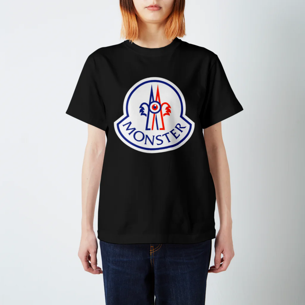 TOKYO LOGOSHOP 東京ロゴショップのMONSTER-モンスター-ワッペン型ロゴ スタンダードTシャツ