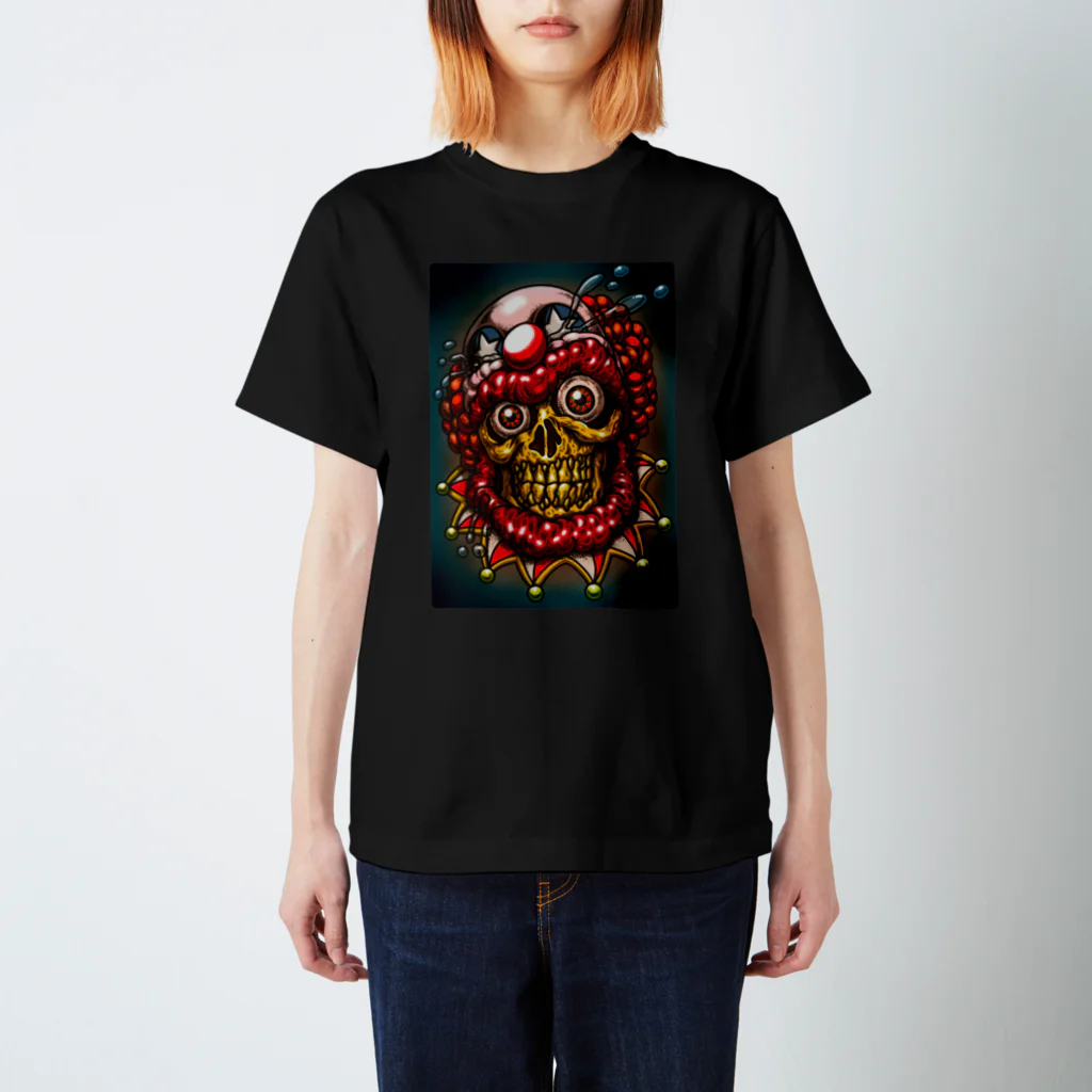 MASA ｜Opensea/NFT Art/SUZURI の心孤独な道化師[Lonely Clown] スタンダードTシャツ