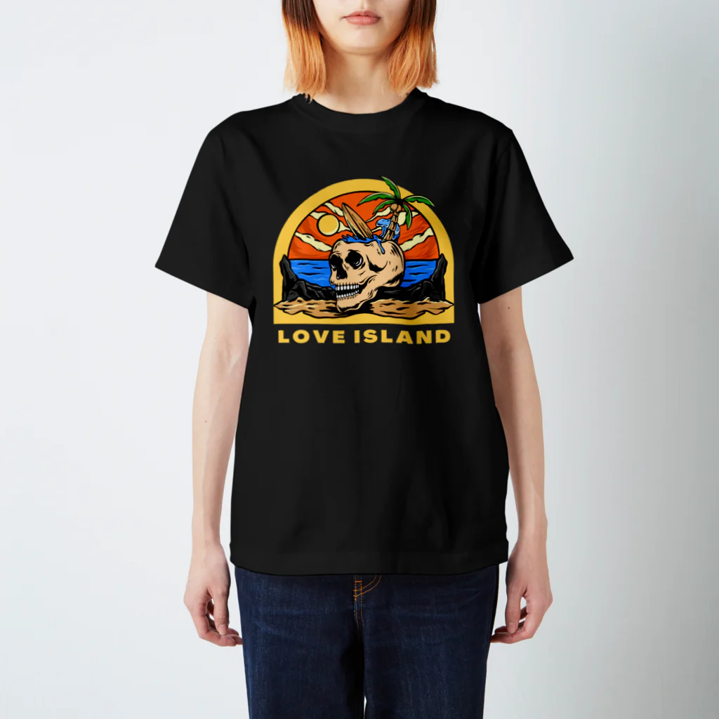 Love IslandのIslandskull01 スタンダードTシャツ