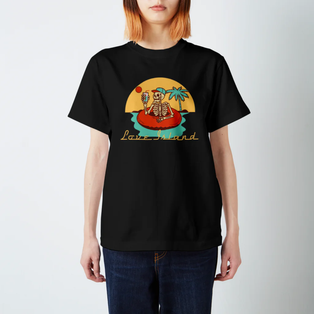 Love IslandのIslandskull02 スタンダードTシャツ