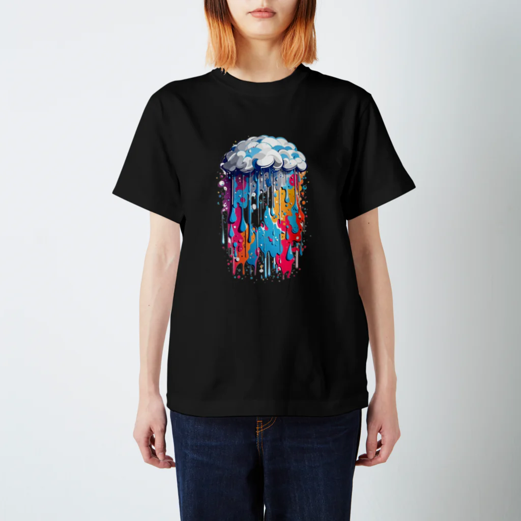 harapecoJPの雨Tシャツ Regular Fit T-Shirt