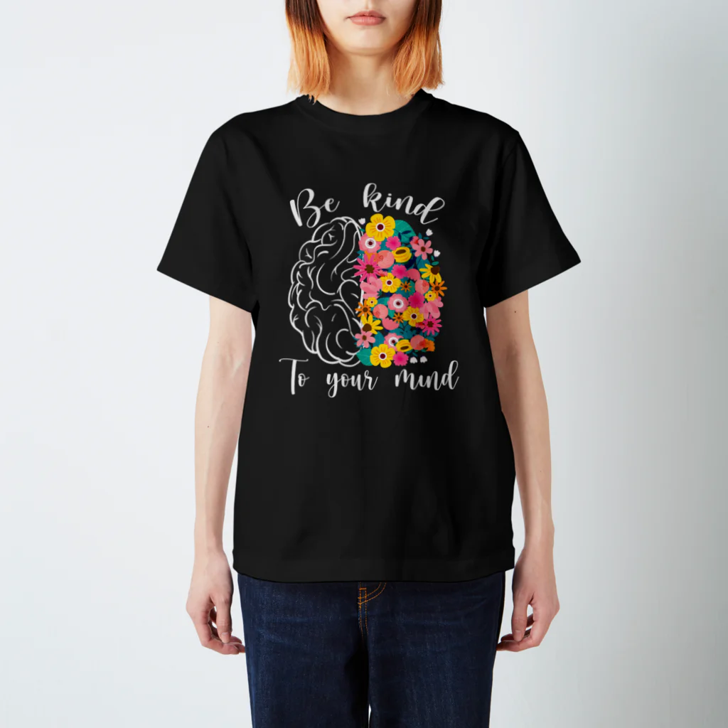 SensiSense センシセンスのBe kind to your mind Regular Fit T-Shirt