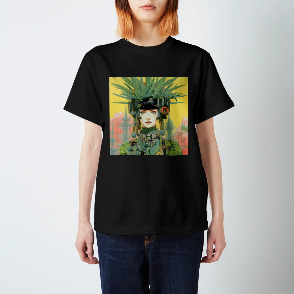 Cyber CactusのCactus - Woman 1 Regular Fit T-Shirt