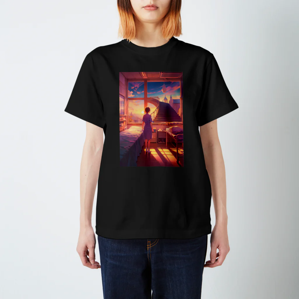 卯月なのかのStairway Journey　〜紡がれる架け橋の旅〜　No.3　「旅立ち」 スタンダードTシャツ