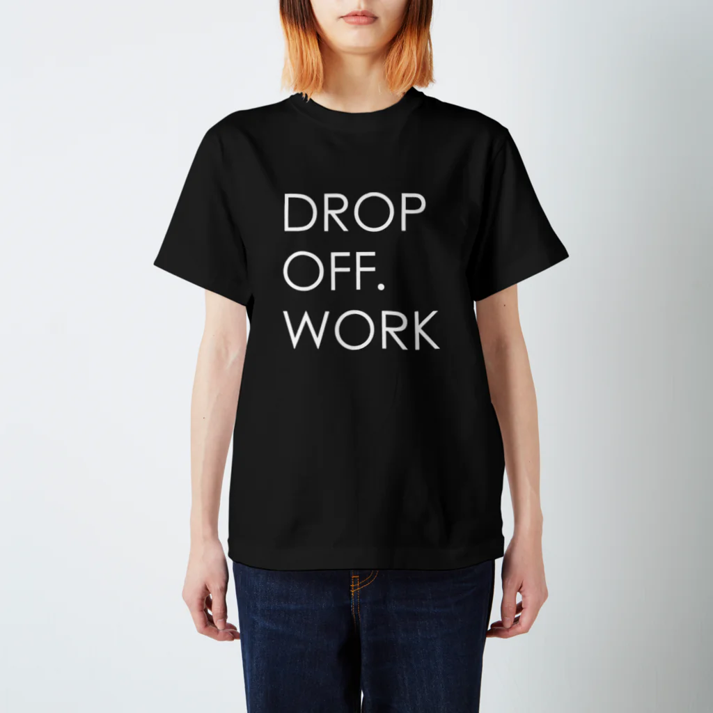 DROPOFFのDROPOFF Tシャツ（字白）001 スタンダードTシャツ