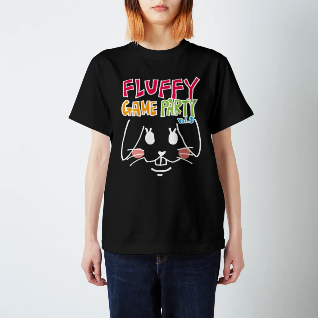 Fluffy partyのふらてぃボドゲイベントvol.3記念 黒 Regular Fit T-Shirt