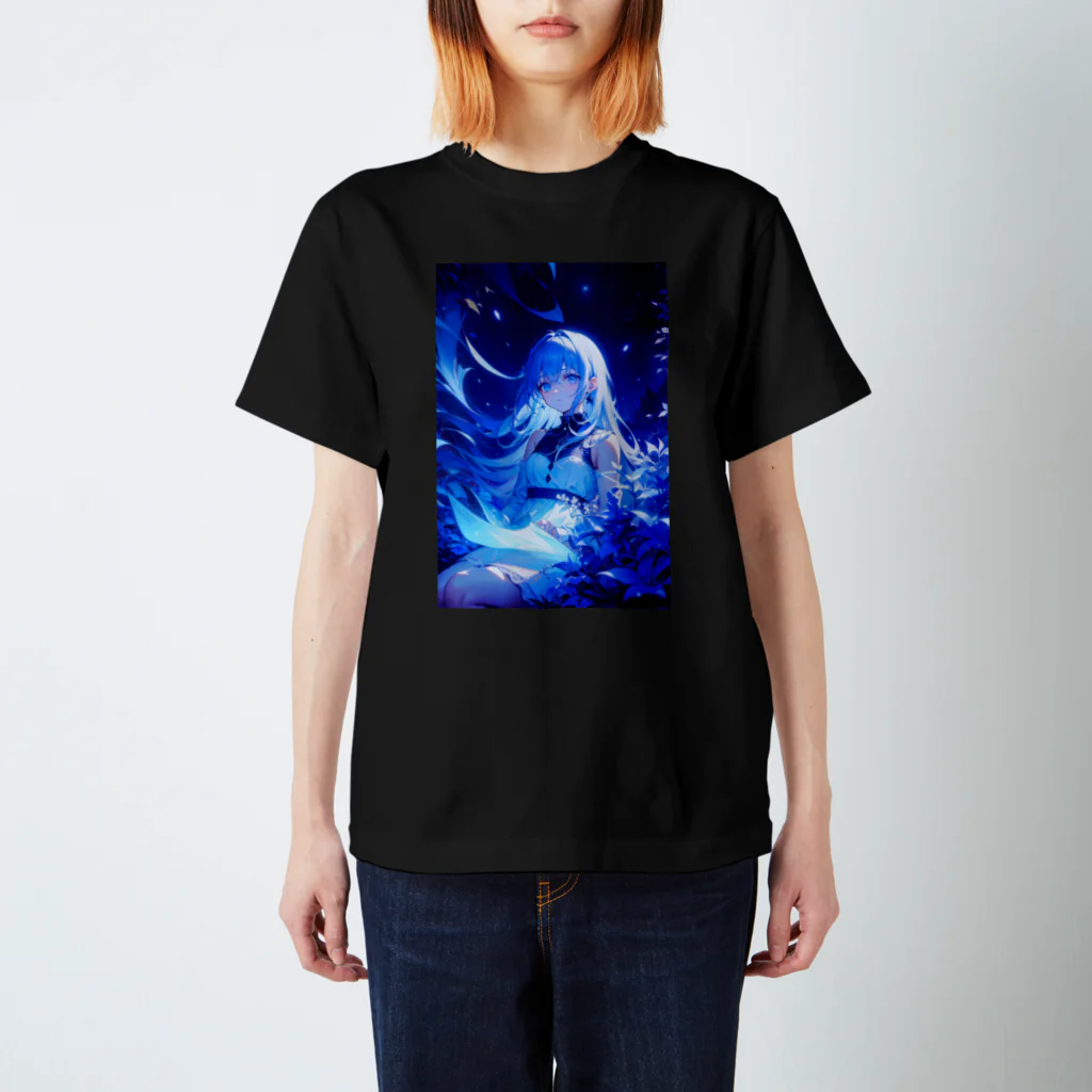 卯月なのかのMidnight Journey　〜静雅な真夜中の旅〜　No.4「鏡花水月」 スタンダードTシャツ