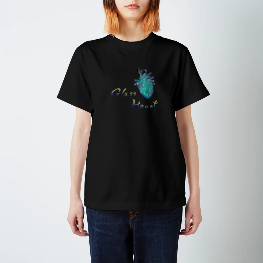 Mountain-and-Valleyのglass heart Regular Fit T-Shirt