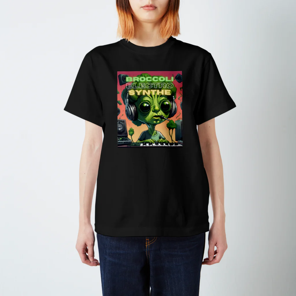 ケマオの店「ZF」の🥦ベジロック「ブロッコリくん」🎸 Regular Fit T-Shirt