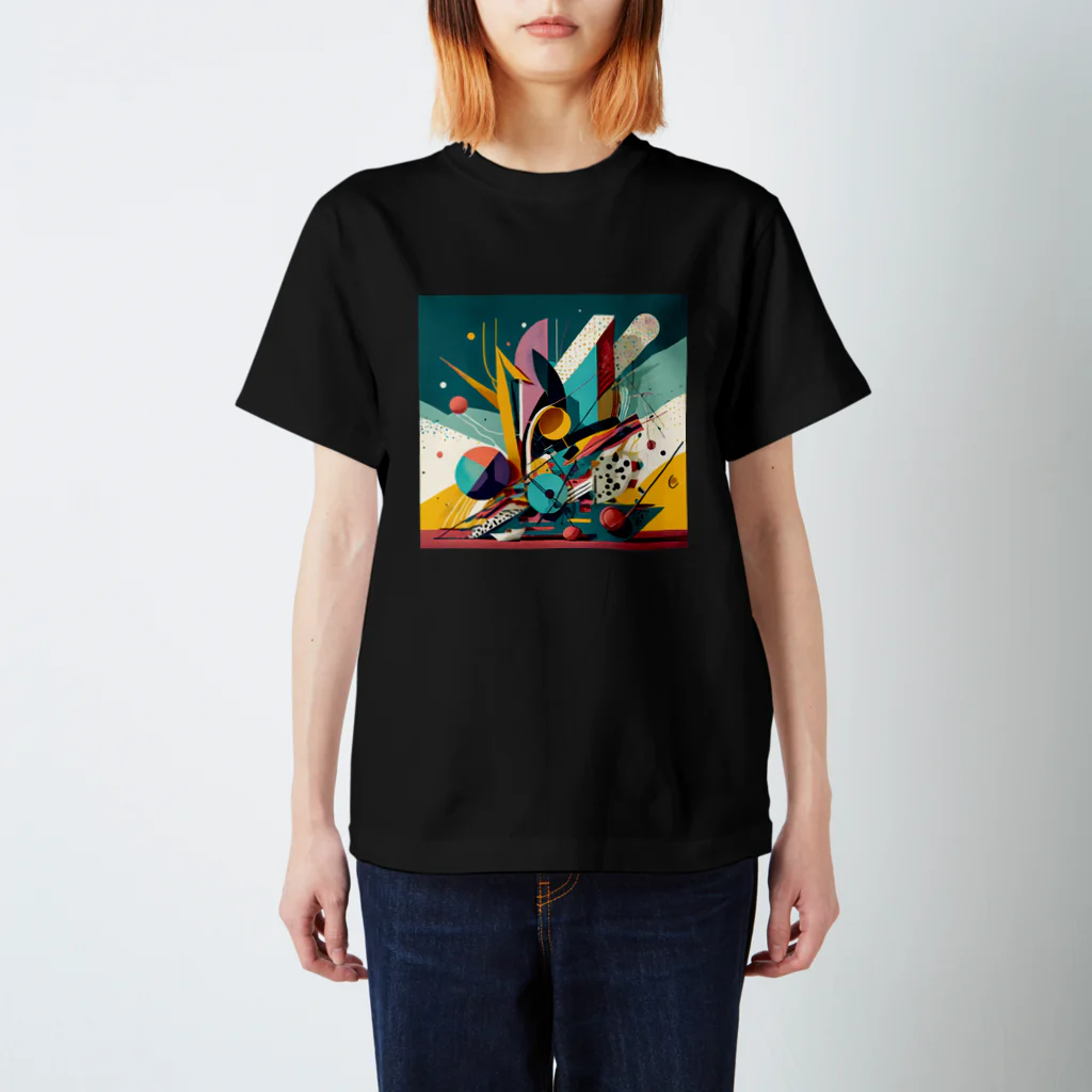 のんびりアート工房のガラクタアート スタンダードTシャツ