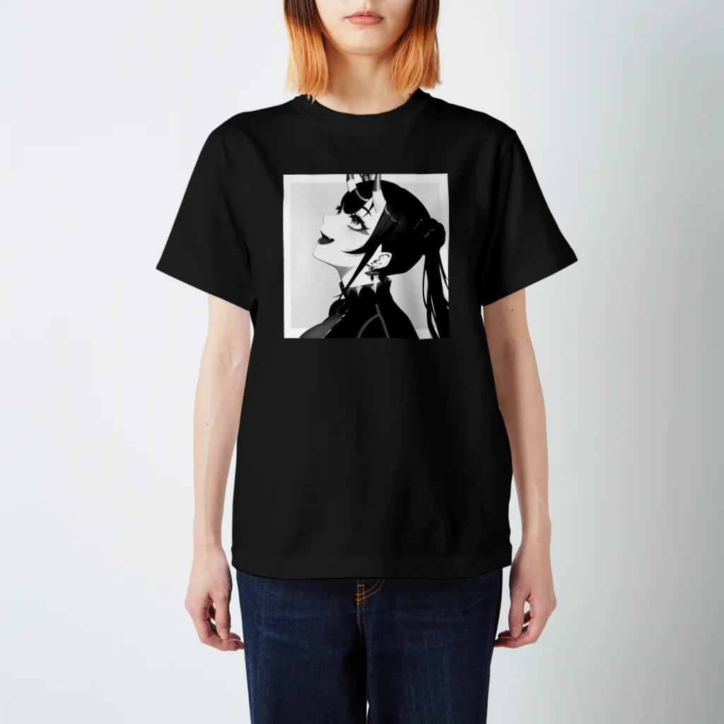 KafyRiruのよこ顔　鬼娘 Regular Fit T-Shirt