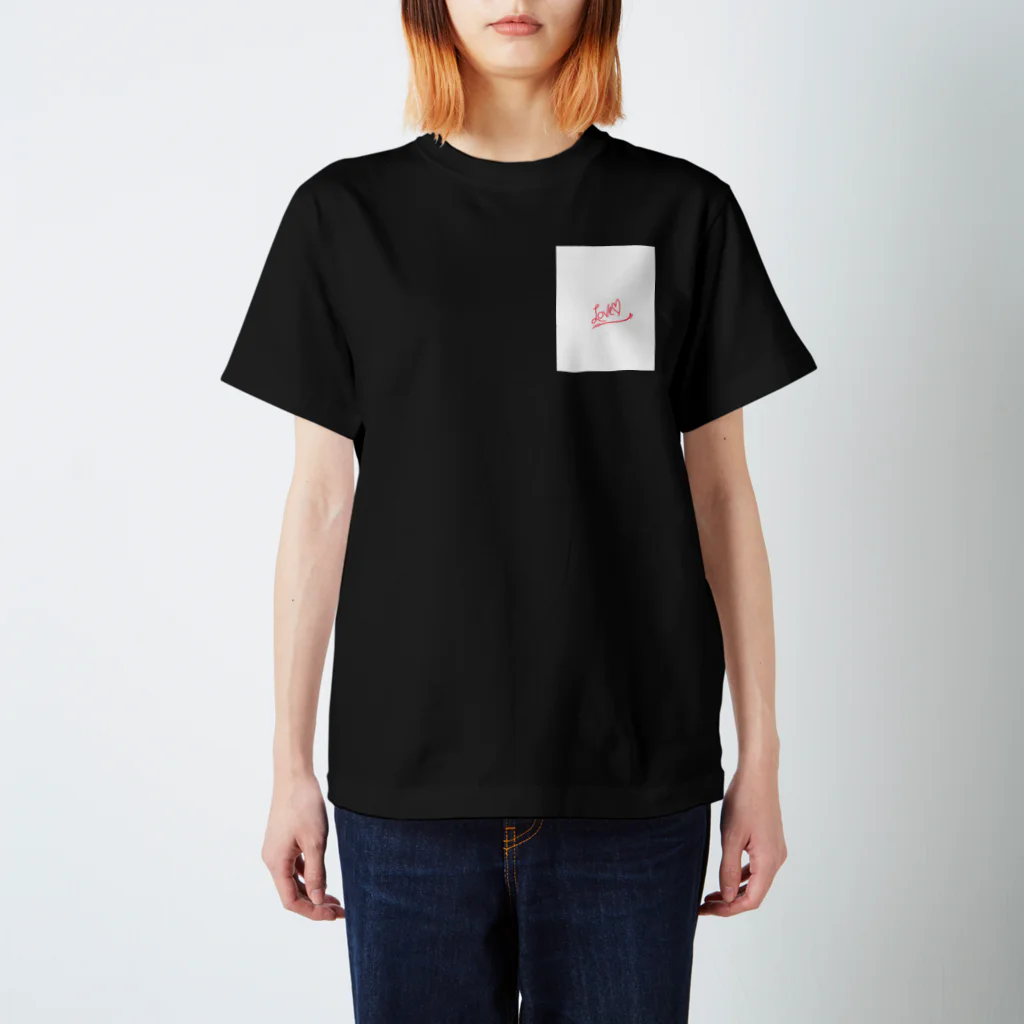 Piglet-828の幸せのブタ Regular Fit T-Shirt