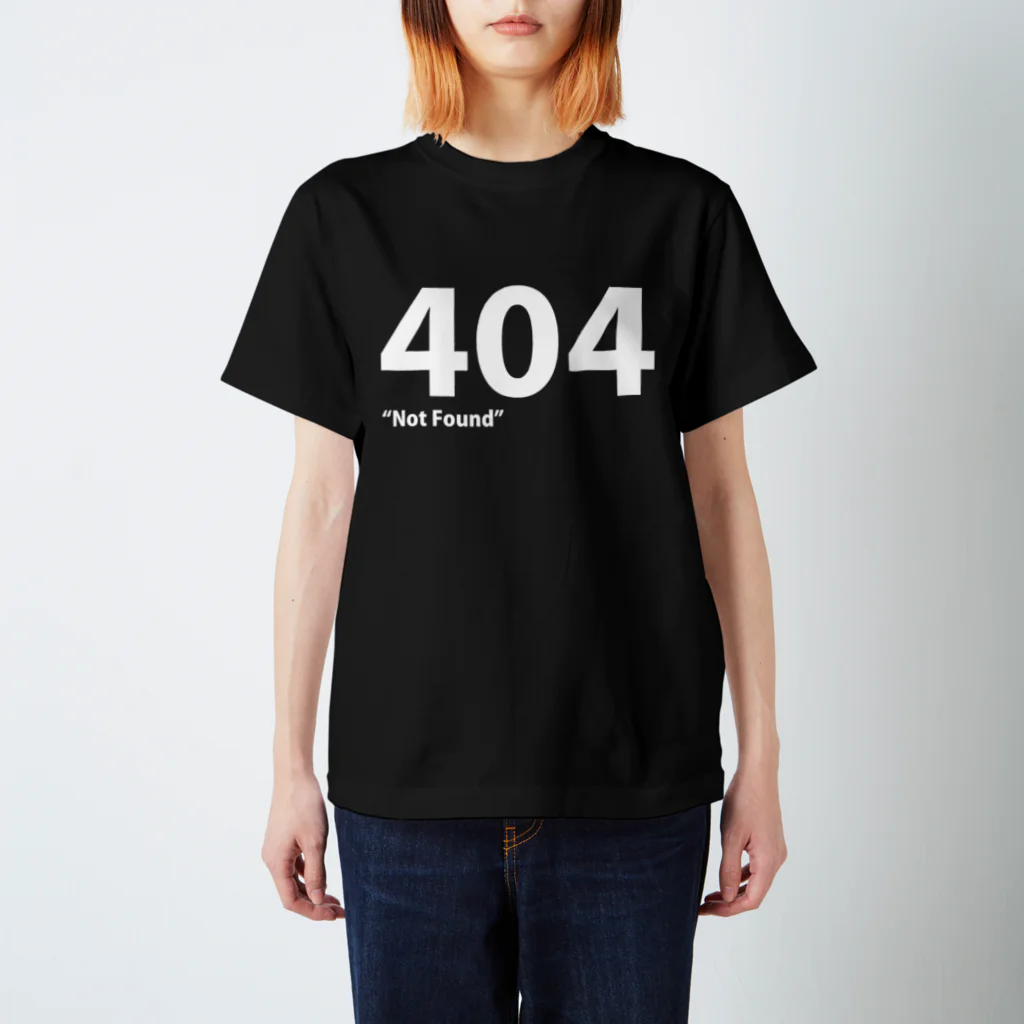 4○△□4 / よんまるさんかくしかくよんの404 Not Found - "Plain" Regular Fit T-Shirt