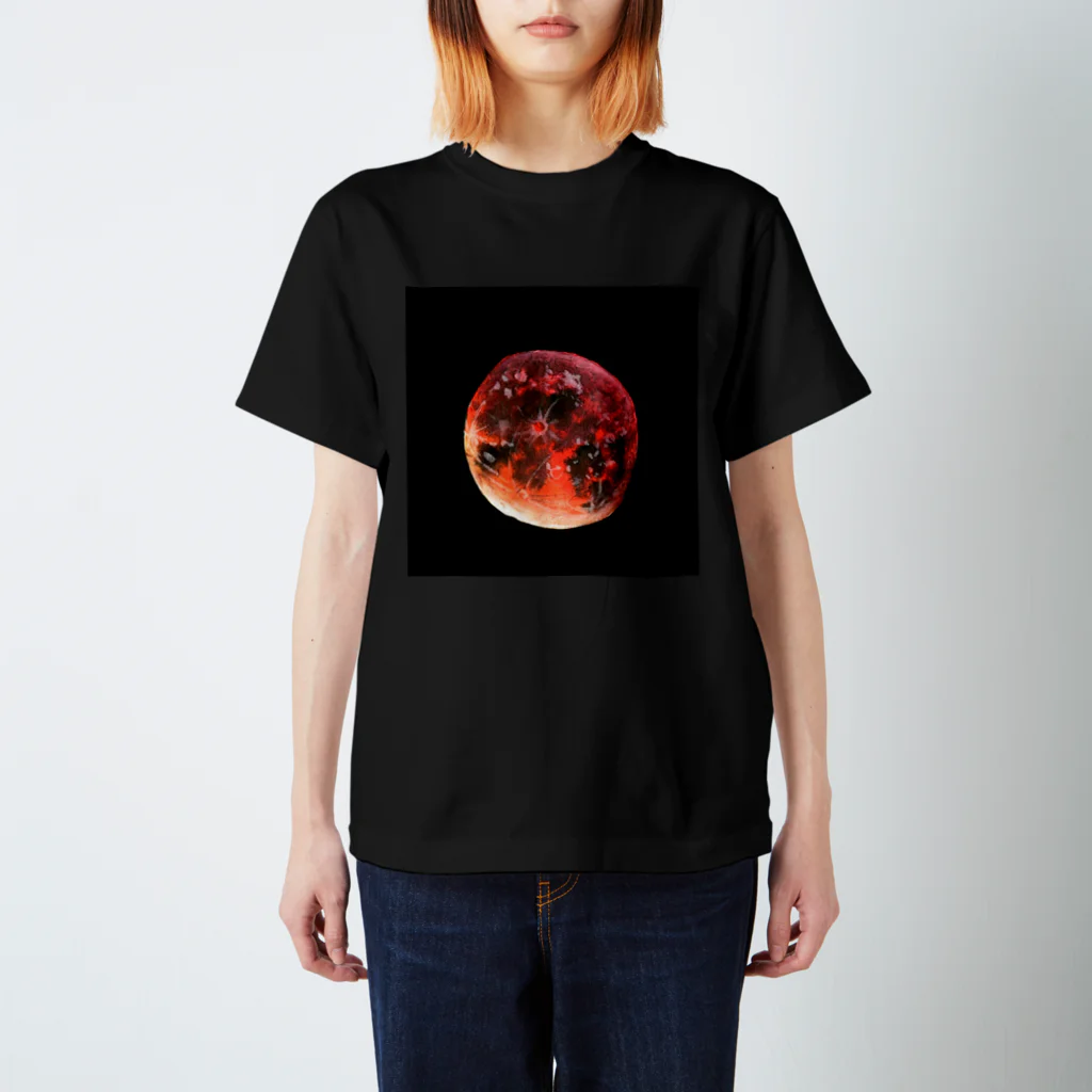 JapaneseArt Yui Shopの皆既月食 Regular Fit T-Shirt