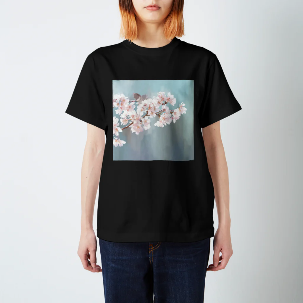 食虫植物ネペ吉のお店の桜 Nepenthes.jp スタンダードTシャツ