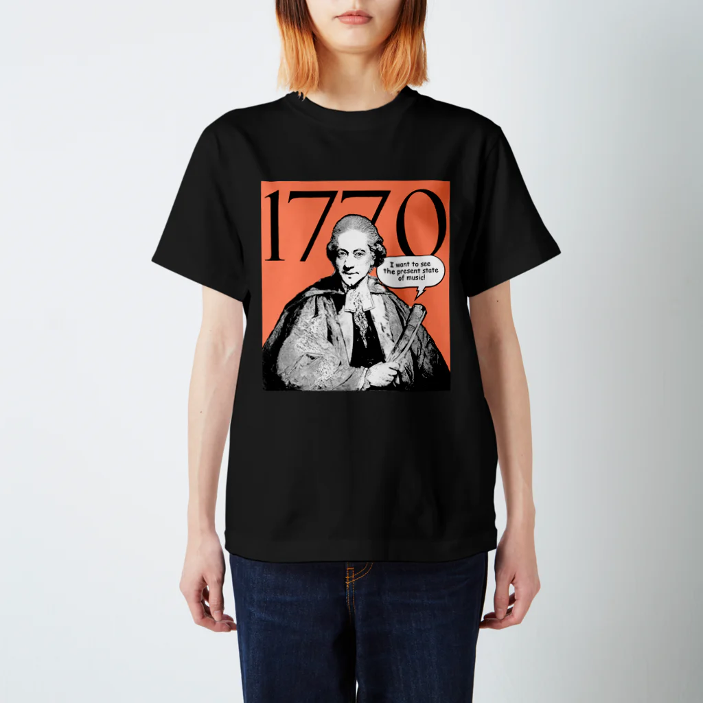 ぽっぷ古楽 POP KOGAKUのCharles Burney's Musical Journey 1770 Regular Fit T-Shirt