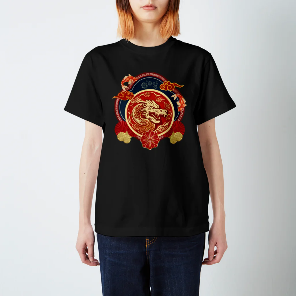 DODOMEKIの龍と竜 Regular Fit T-Shirt