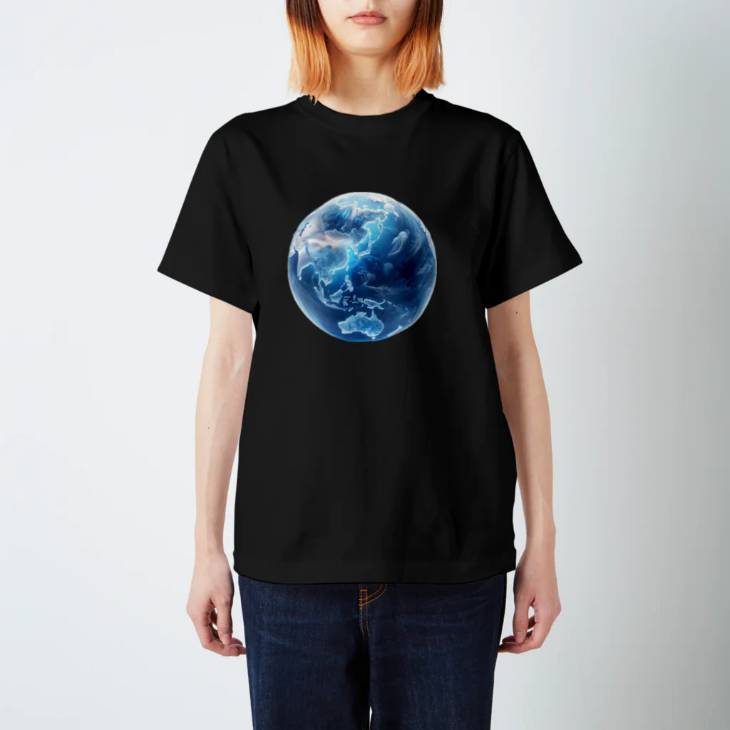 Ryoukaの地球_ガラス玉 スタンダードTシャツ