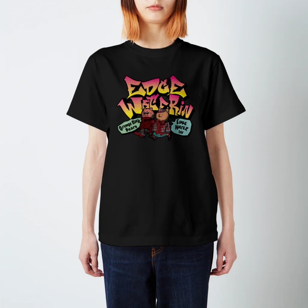 EDGE WATER IN officialのEDGE WATER IN Bears&Graffiti Art Logo Tee-type5- Regular Fit T-Shirt