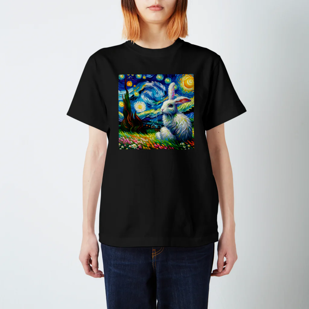 ichshopのrabit gogh スタンダードTシャツ