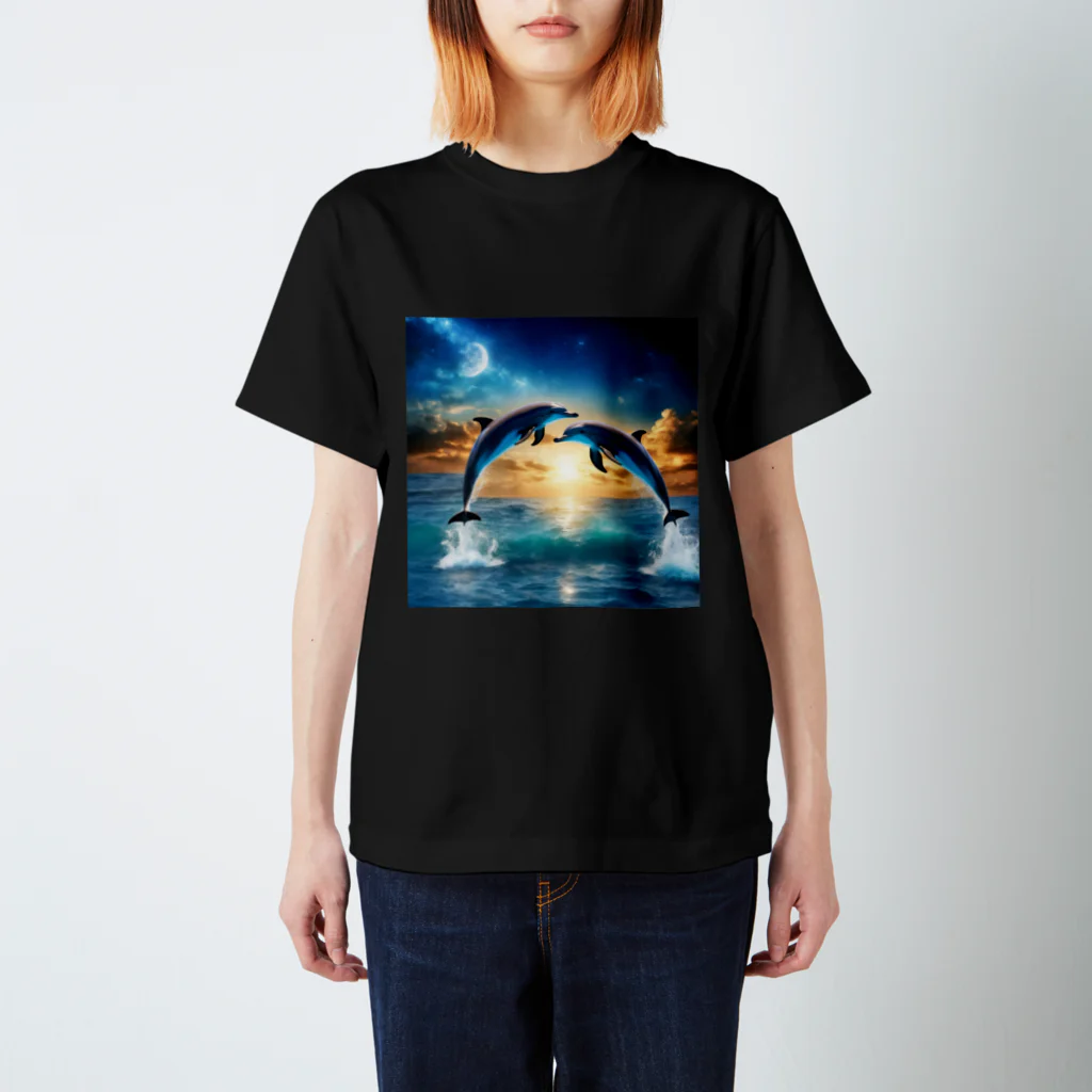 SAKAMOTO商店のoccasus solis　Delphinus スタンダードTシャツ