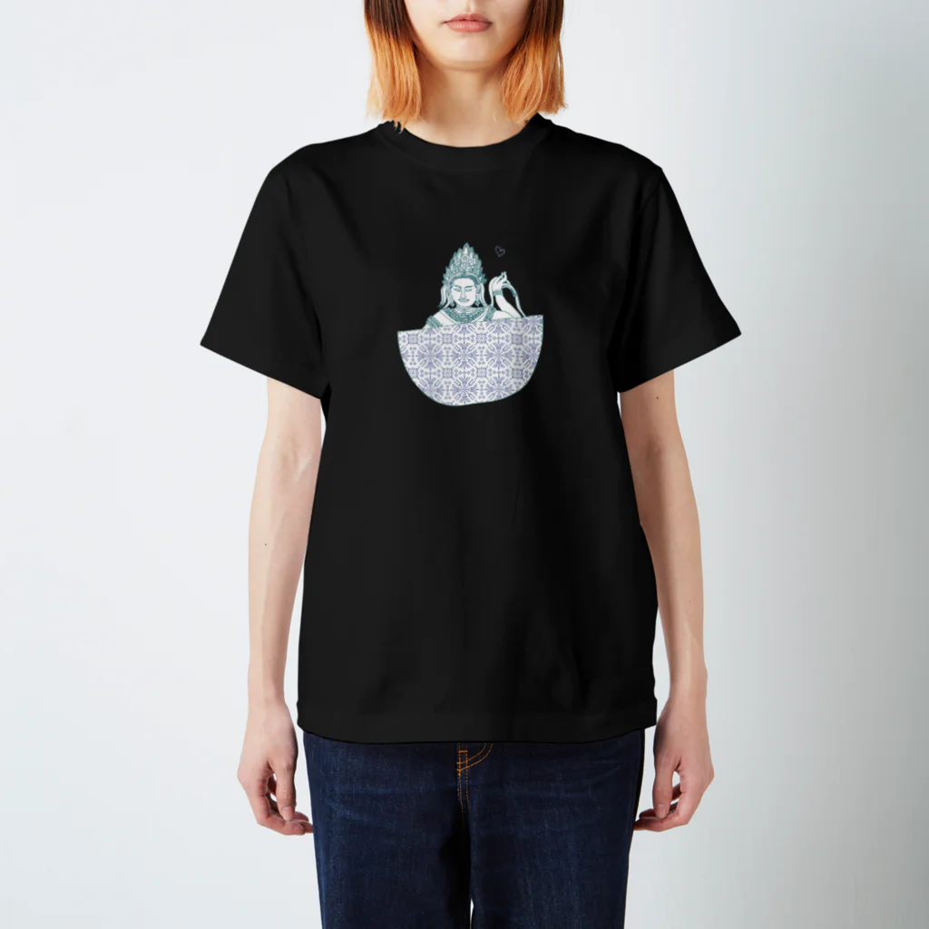 titikの携帯天女_ブルー系 スタンダードTシャツ