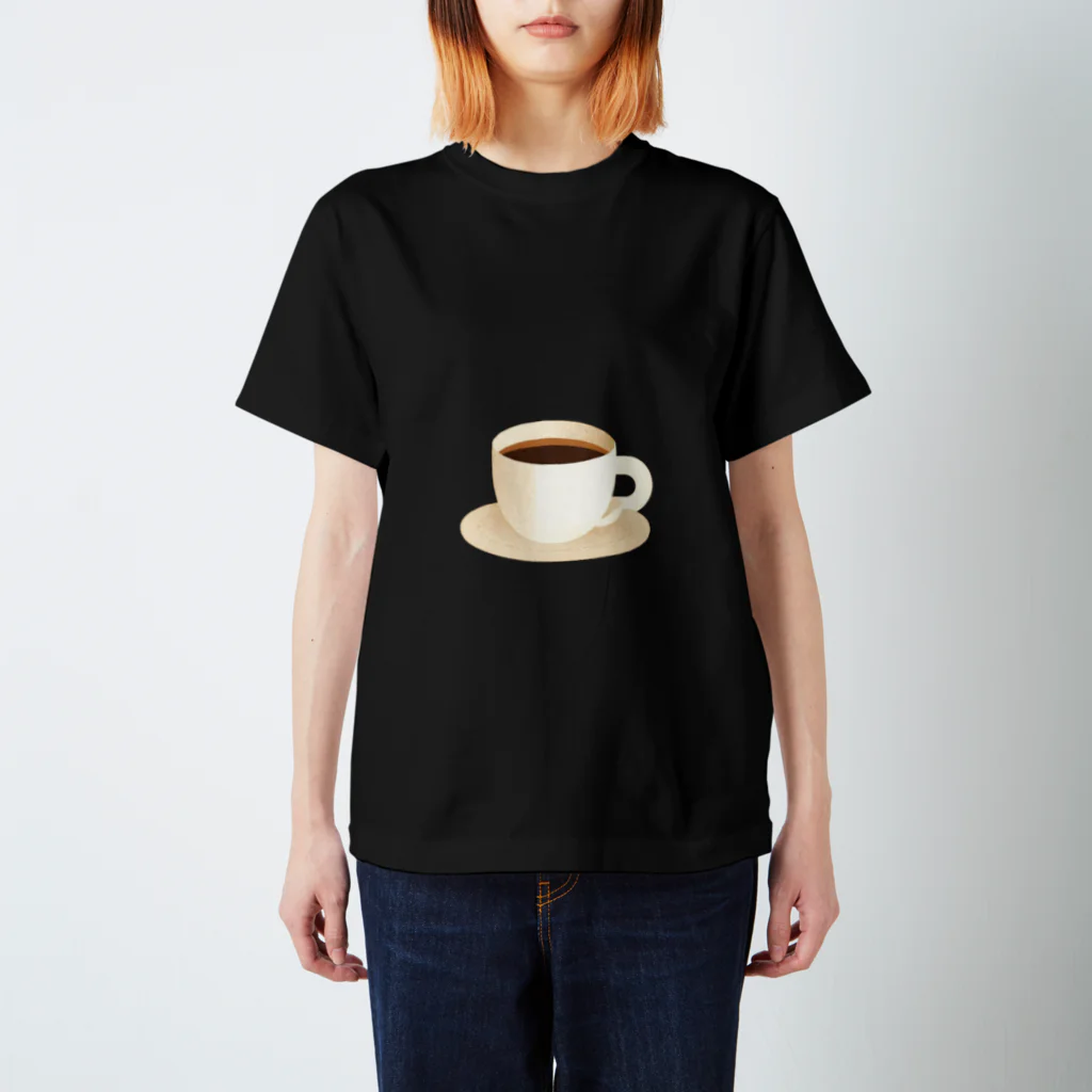 シンプル 組み合わせ用 ファッションのシンプル コーヒー スタンダードTシャツ