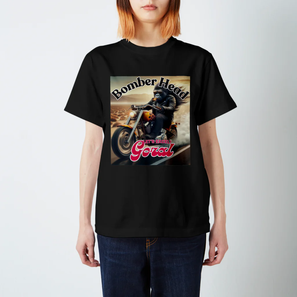 Donky Goriのボンバーヘッド2 スタンダードTシャツ