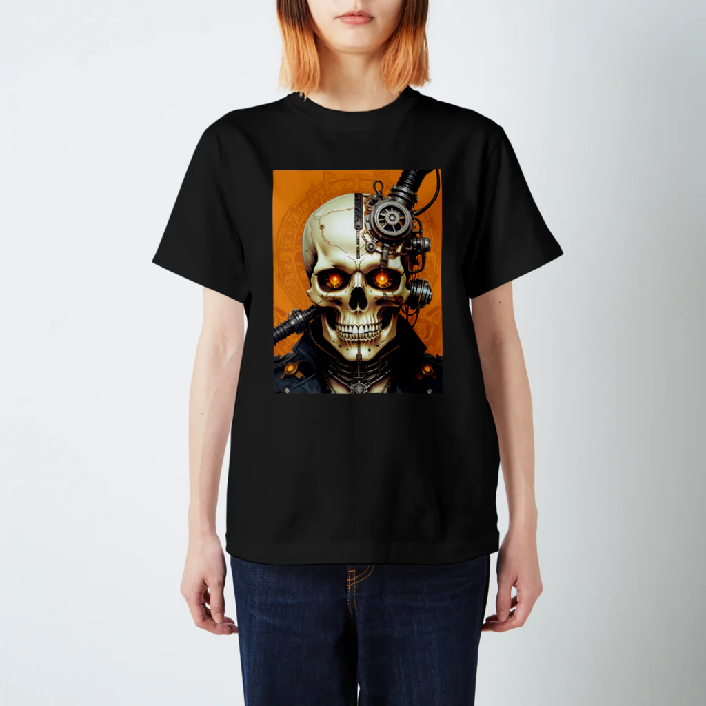 PiNK+18COMiCSのSTeAMPuNK+SkULL_00004 Regular Fit T-Shirt