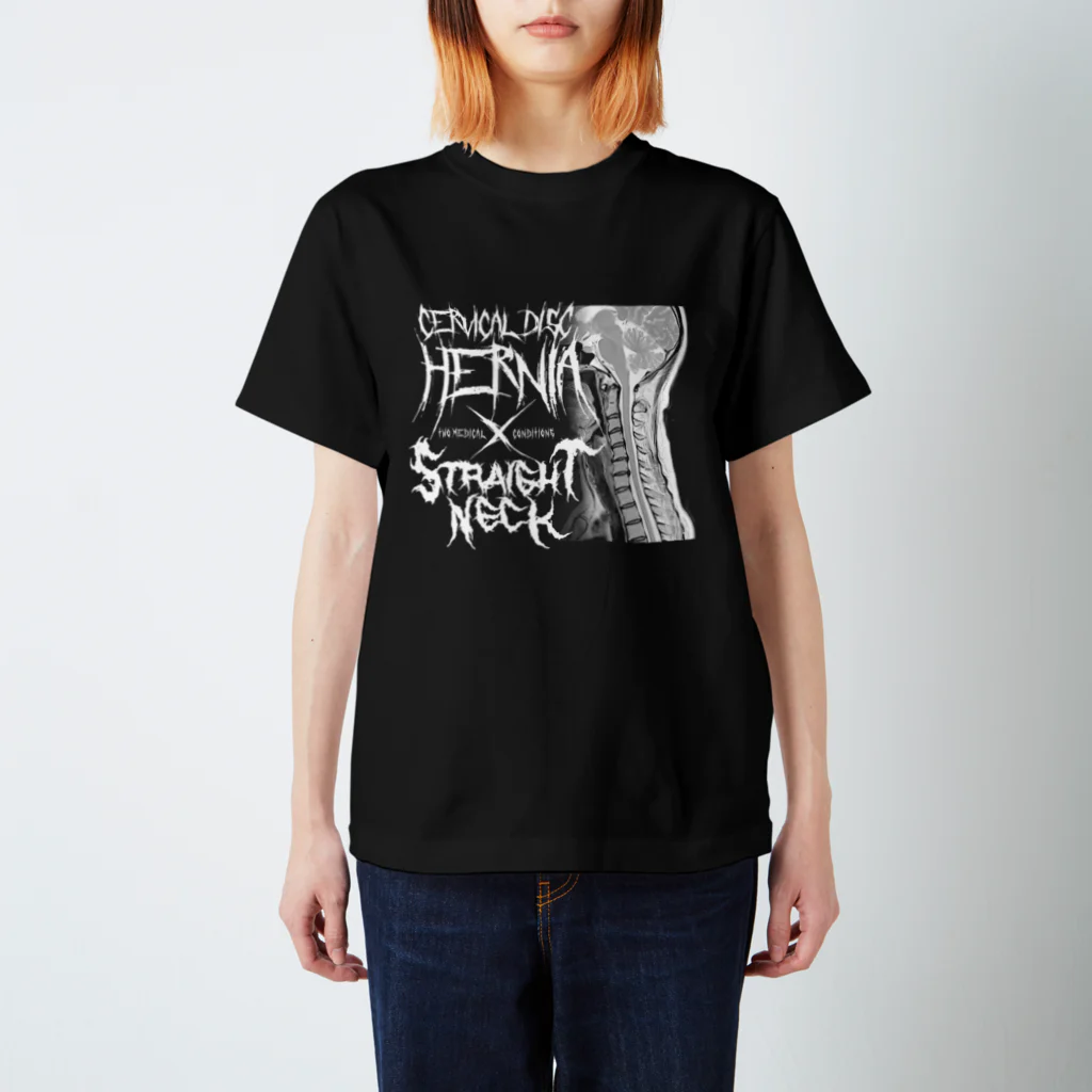 こめ屋の頸椎椎間板ヘルニア＆ストレートネック 対バンTシャツ Regular Fit T-Shirt