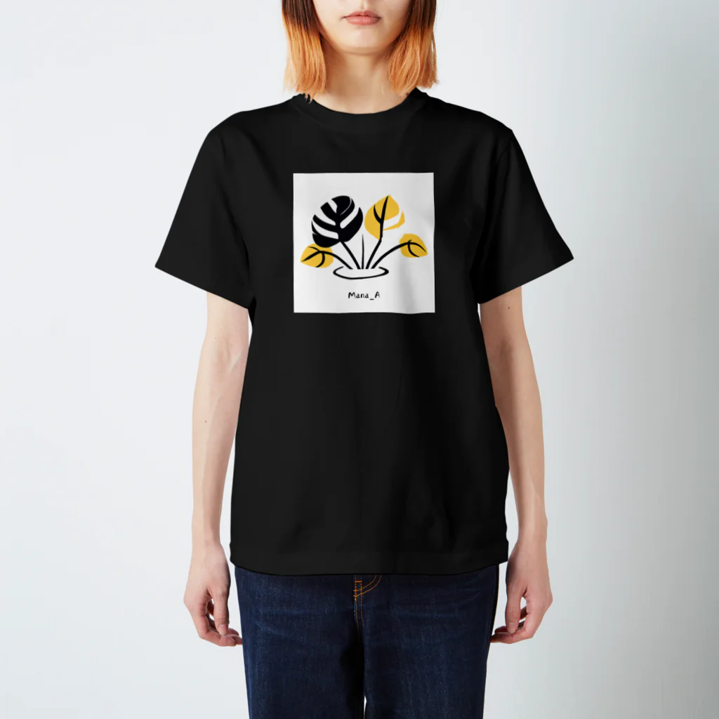 Mana AのカラフルPhilodendron スタンダードTシャツ