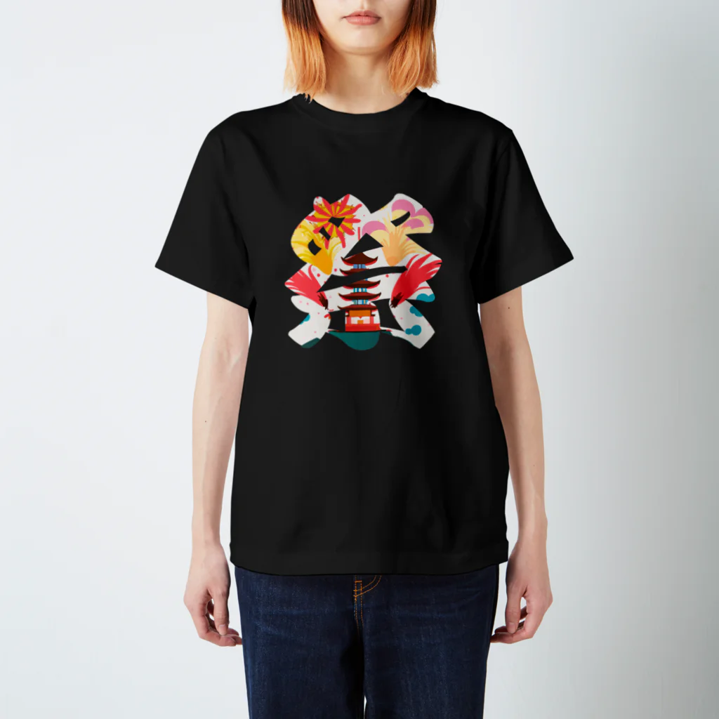 Blissful Garbの日本の祭り Regular Fit T-Shirt