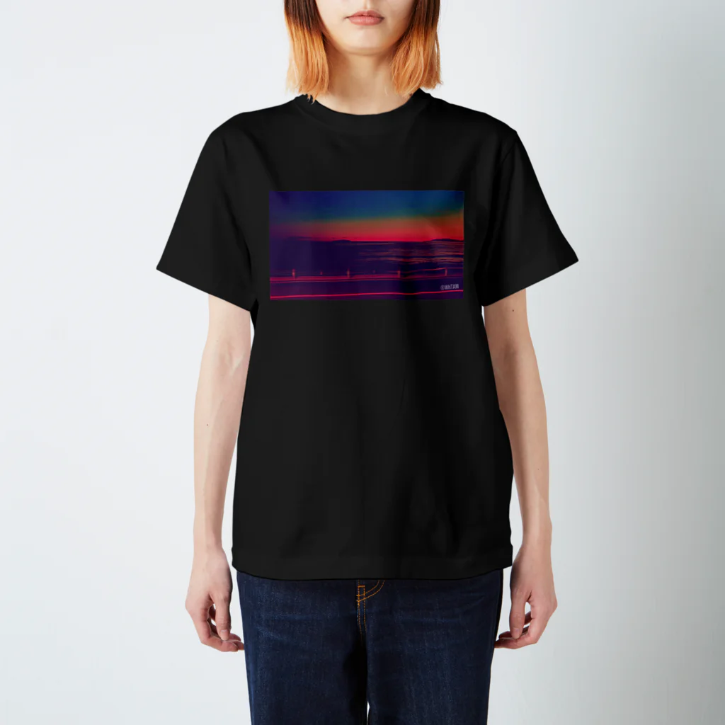 WHTAMのcalm  sunset スタンダードTシャツ