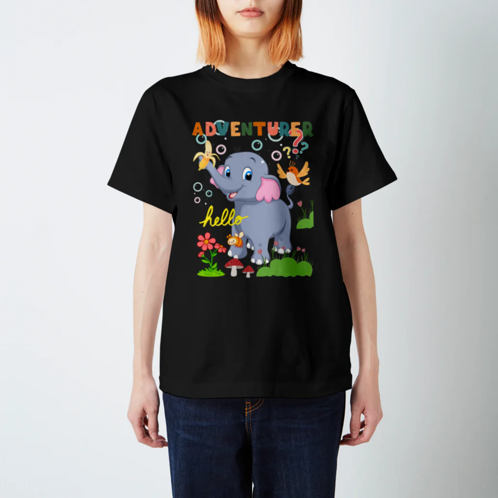 kanoh_artのアドベンチャー・ダンボ スタンダードTシャツ