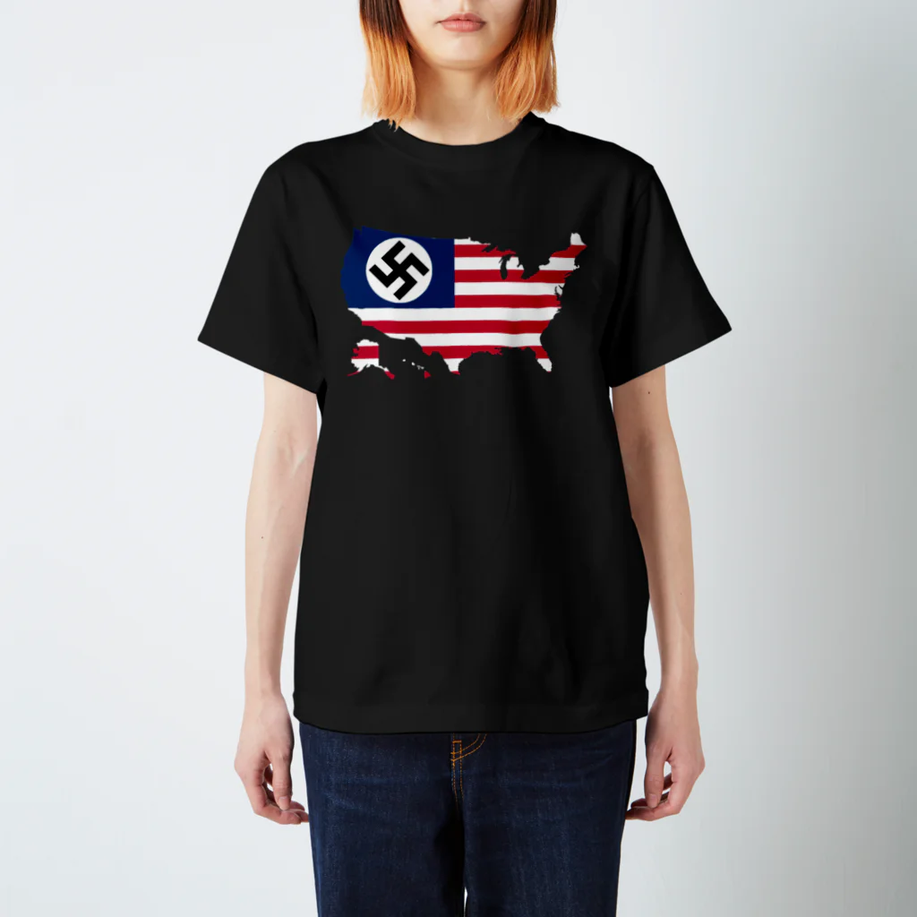 ヨシアスss武装親衛隊大将(ナチ党員幹部)のアメリカ国旗 Regular Fit T-Shirt