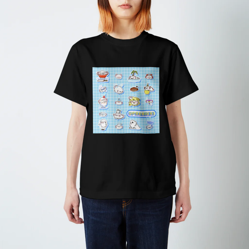 はかなシのうぱえにっき「毎日」あおver. スタンダードTシャツ