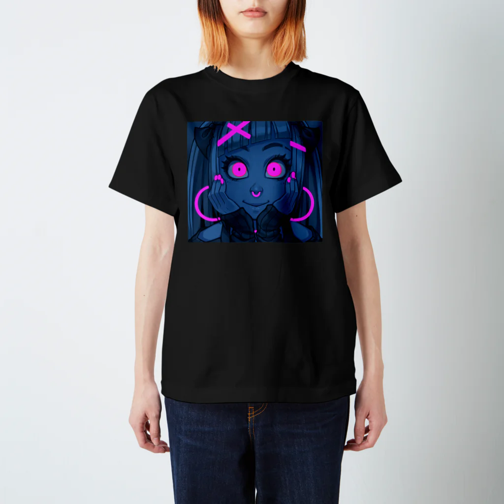 Gothestのゴスカード：UVカラコン / Goth Card: UV Contact Lenses スタンダードTシャツ