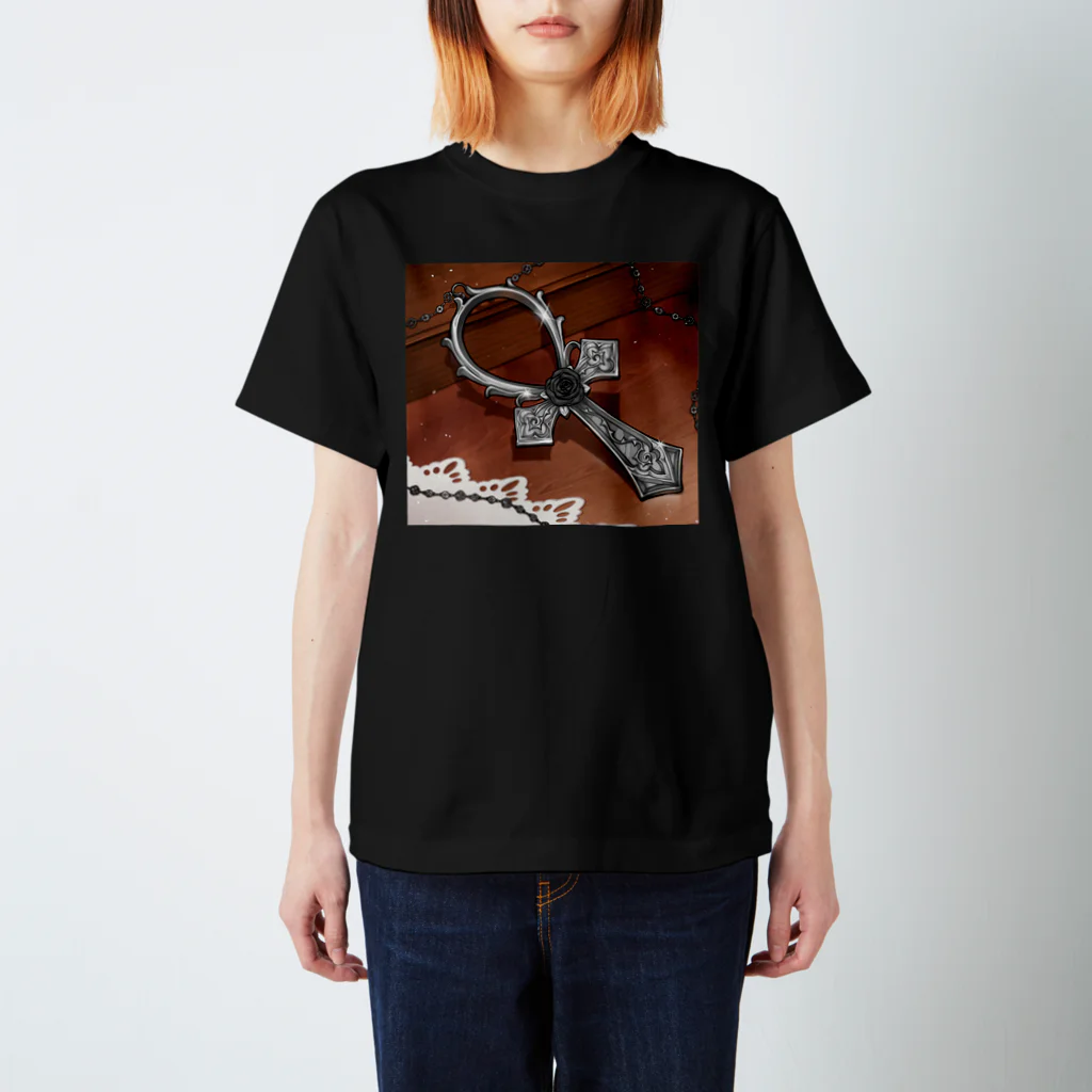 Gothestのゴスカード：アンククロス / Goth Card: Ankh スタンダードTシャツ