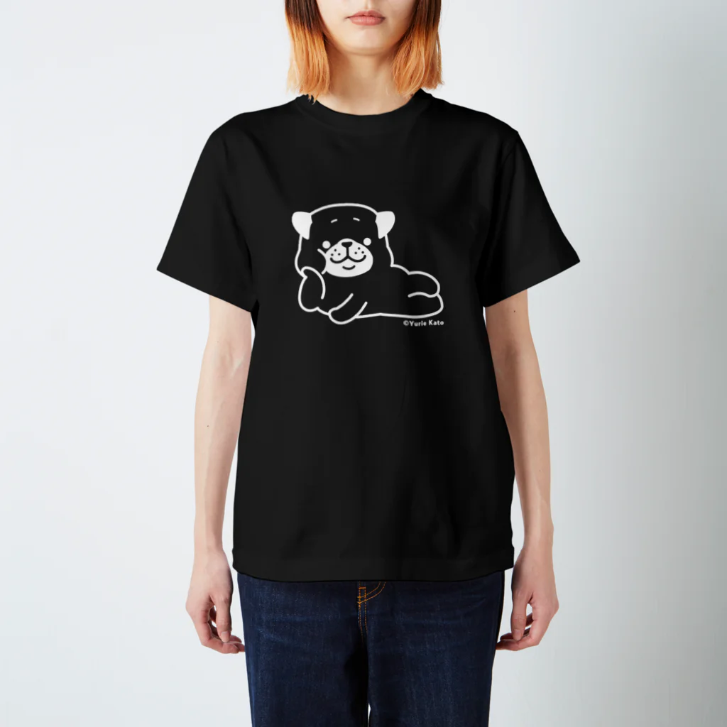 Yurie Kato ┃ パグのランランのパグのランラン(まったり)│For dark colors スタンダードTシャツ