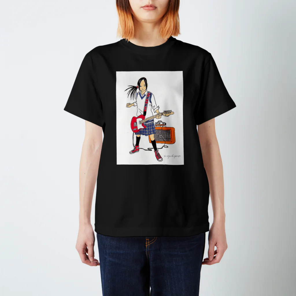 yosuke I love youのGUITER GIRL スタンダードTシャツ