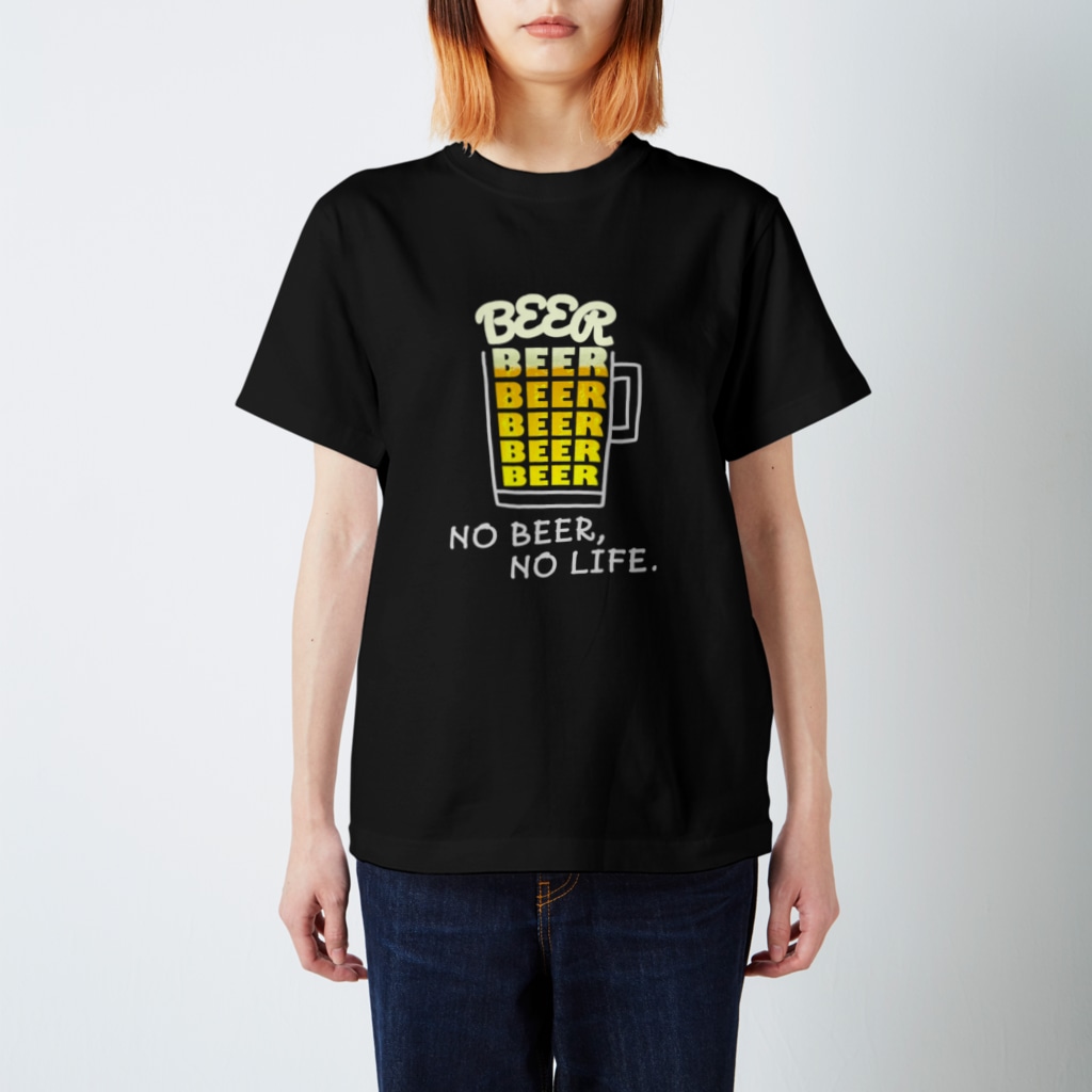 すとろべりーガムFactoryのNO BEER, NO LIFE. Regular Fit T-Shirt