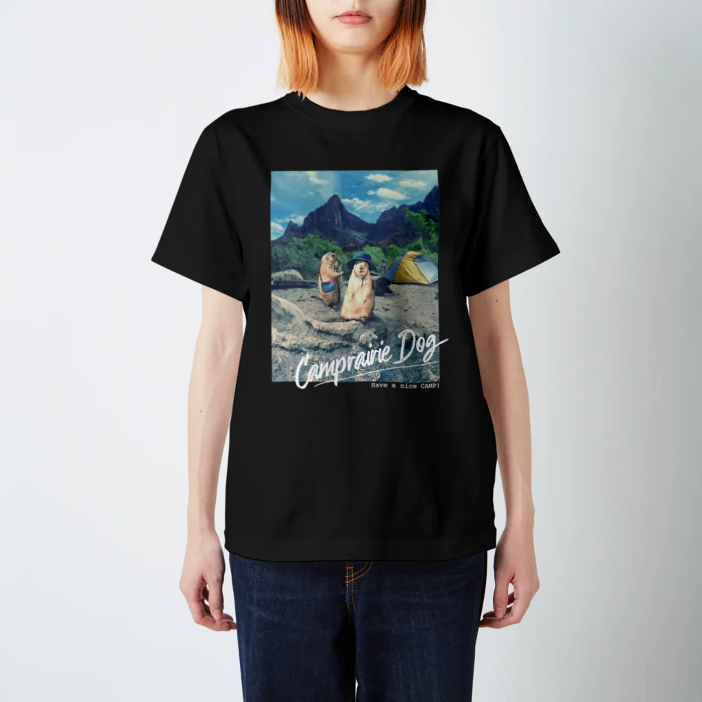 プレリ亭のキャンプレーリードッグ(カラー) Regular Fit T-Shirt