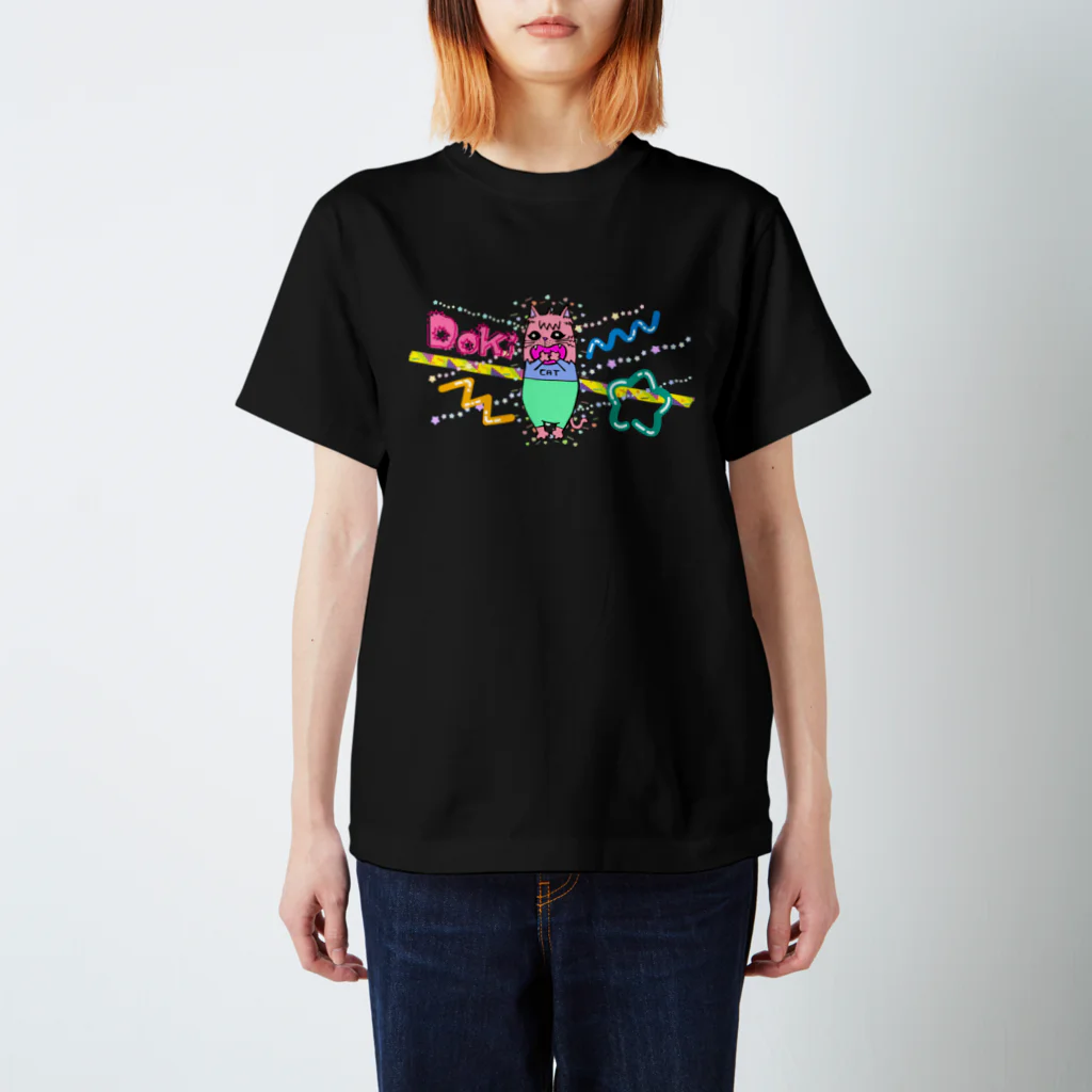 tottoのDokiっとキャット(ピンク) スタンダードTシャツ