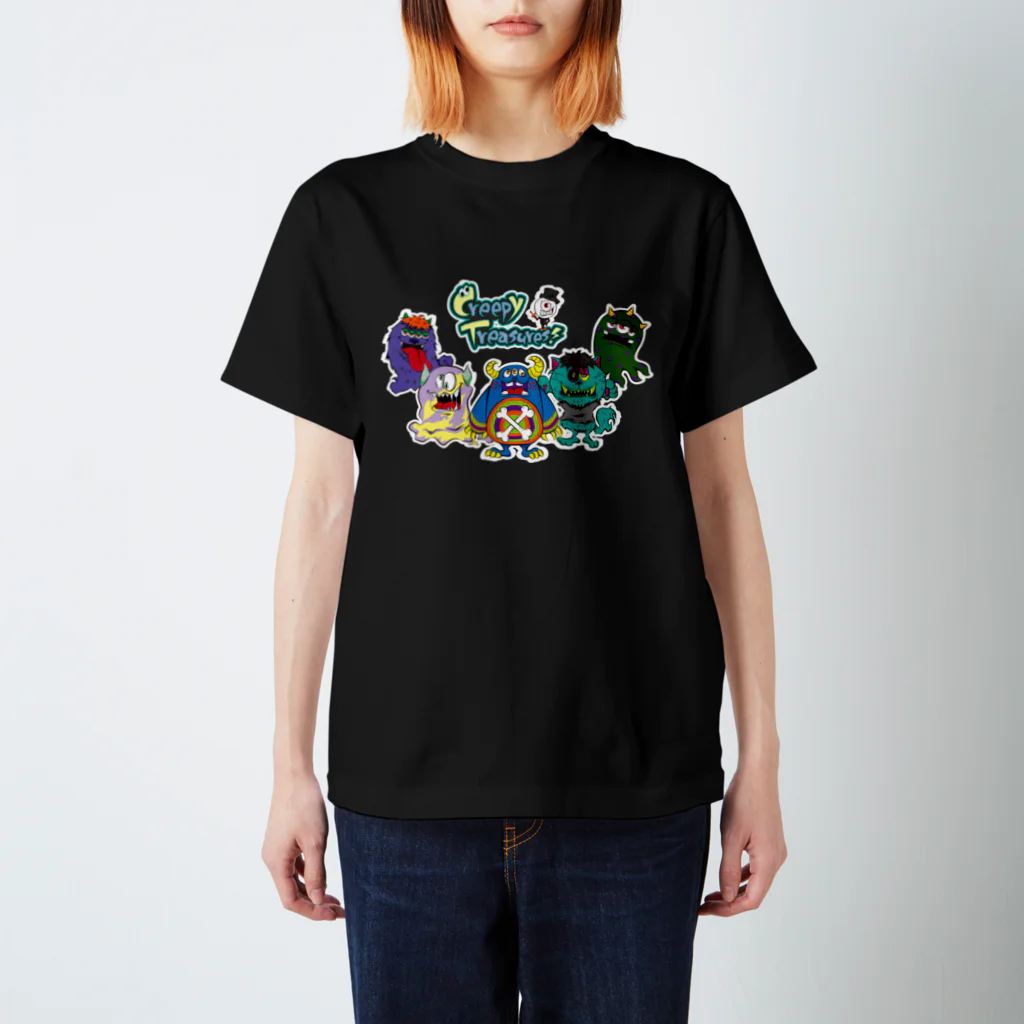 Creepy Treasures!のCreepy Treasures! Monsuter Familiy! スタンダードTシャツ