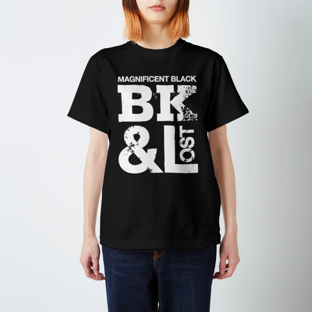 GHOST AND LOSTのBLACK スタンダードTシャツ