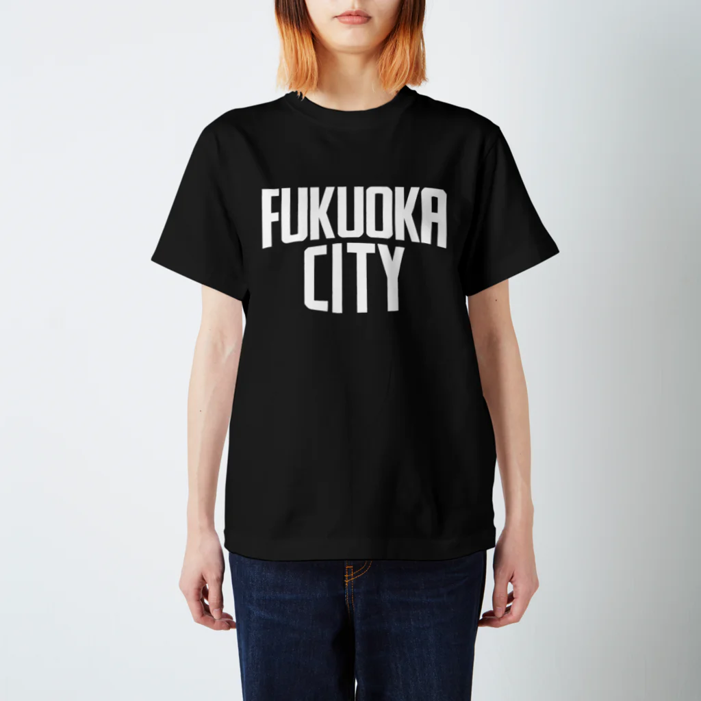 福岡Tシャツ通販サイトの福岡シティTシャツ（ホワイトロゴ） スタンダードTシャツ