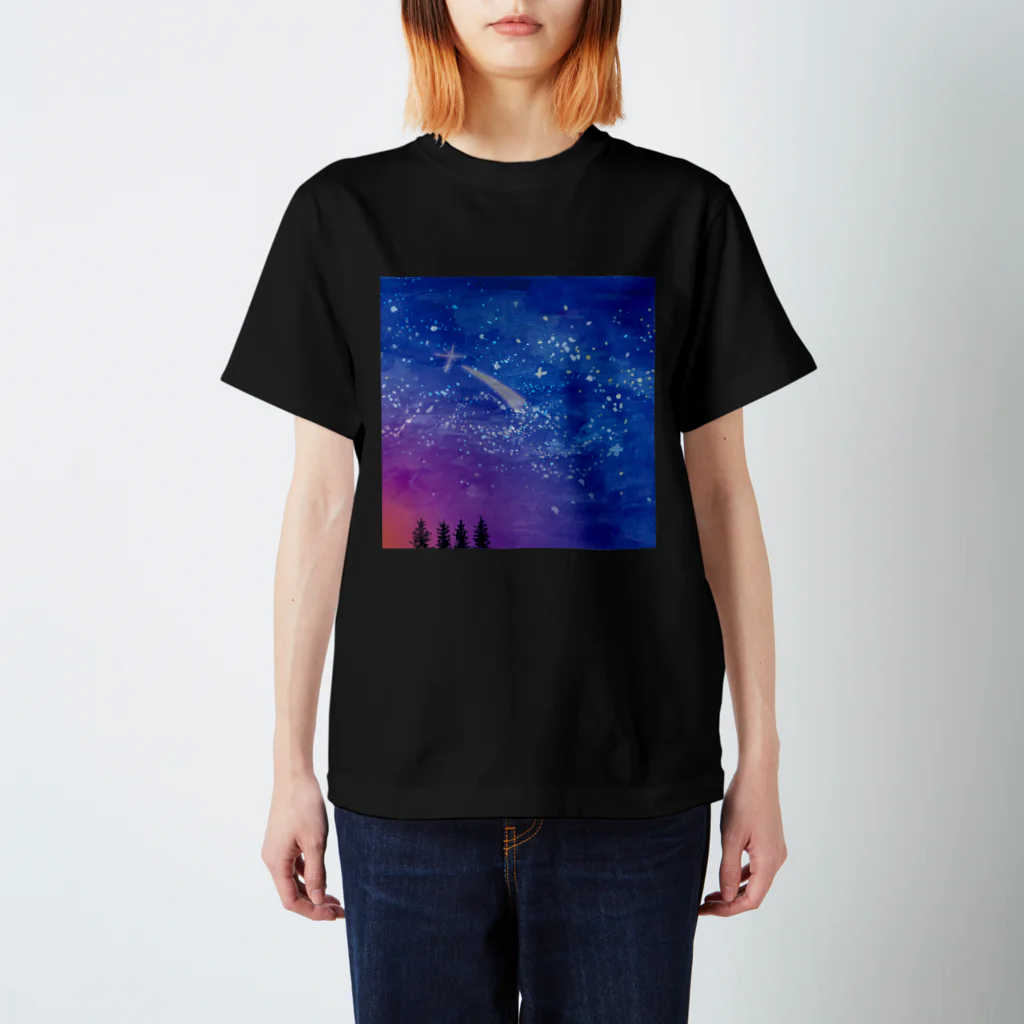 やまももショップ（２号店）の星空 Regular Fit T-Shirt