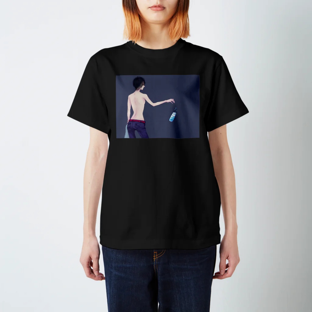 気まぐれshop 【甘栗 kin】の女性の背中は美しい スタンダードTシャツ