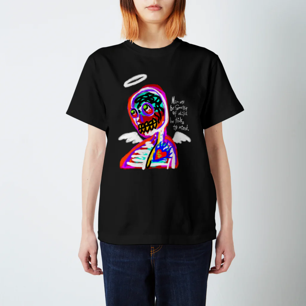 YOUJIN -ART GALLERY-のDIRTY ART "ANGEL" スタンダードTシャツ